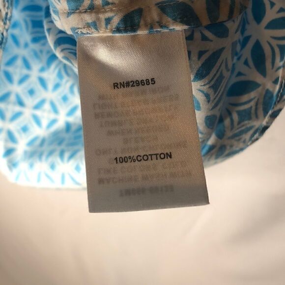 Pendleton Blue and White Tunic V-neck Top.… - Picture 6 of 7